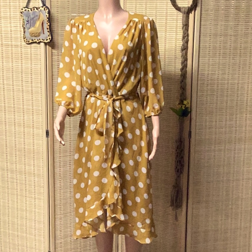DANNY and NICOLE POLKA DOT SIZE 18 DRESS.
